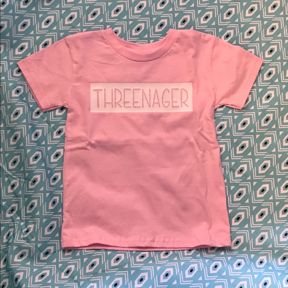 Threenager shirt